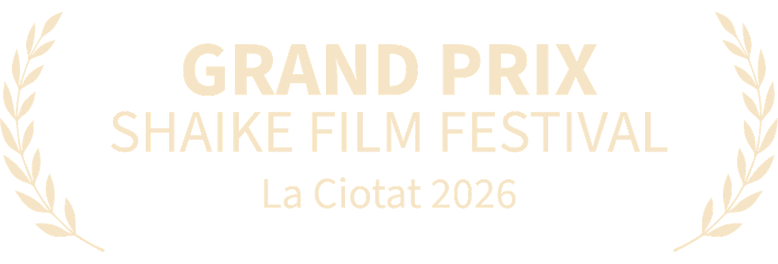 Grand Prix · SHAIKE Film Festival, La Ciotat 2026